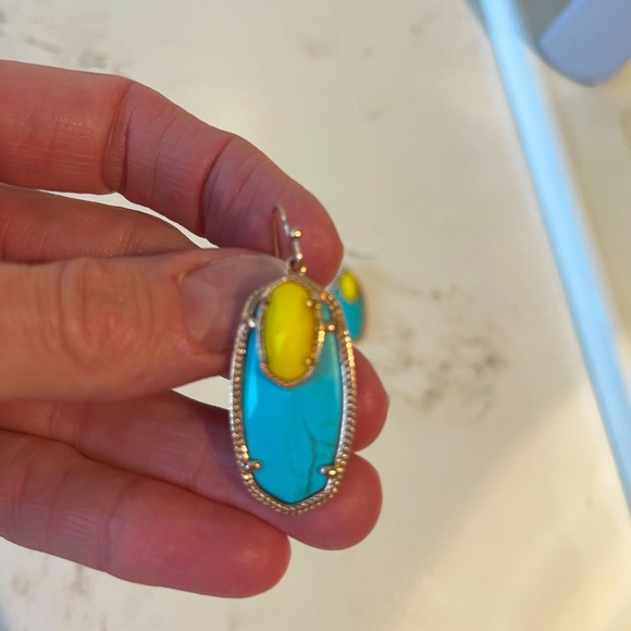 Custom Color Bar Kendra Scott earrings - Picture 3 of 3